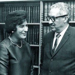 Hon. Constance Baker Motley ’46 with Thurgood Marshall